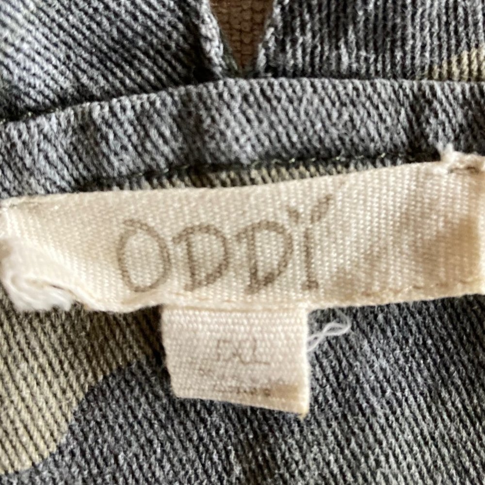 Oddy Camo Camouflage Overall Dress with suspenders - Size 1XL - Cotton/Denim - Picture 7 of 7